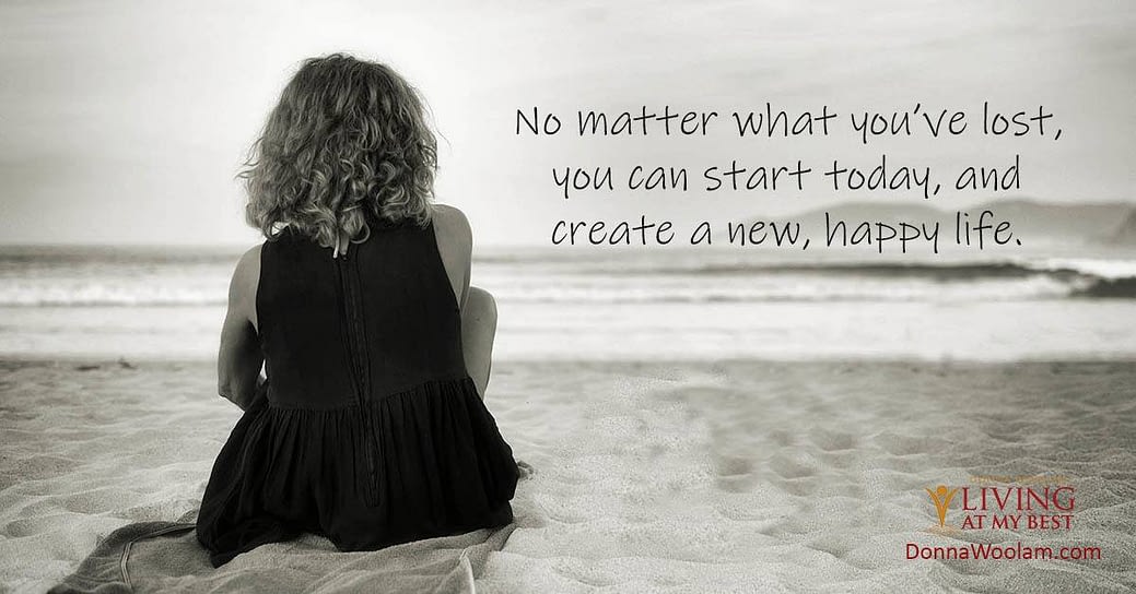 No Matter What You've Lost Website Featured Image woman on beach, pain barrier, donna woolam